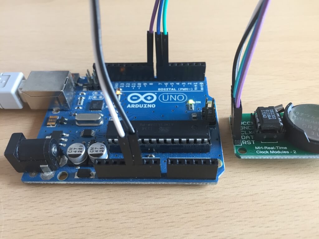 아두이노 DS1302 Realtime Clock Test