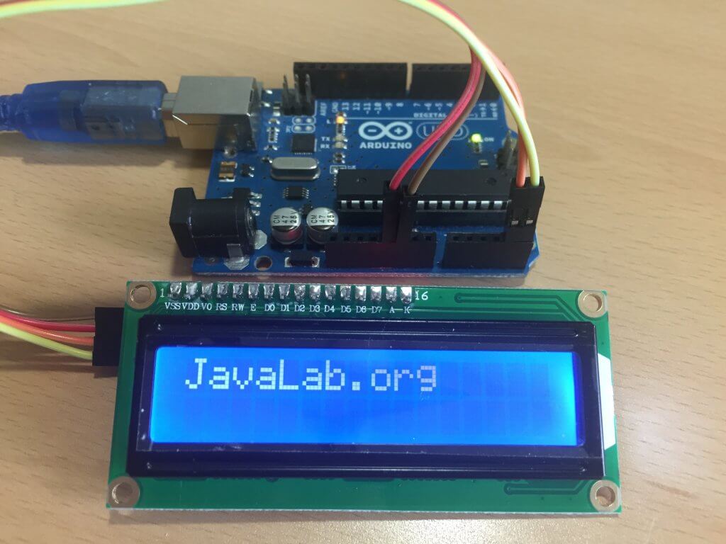 아두이노 초음파 거리측정기 (I2C LCD 사용)
