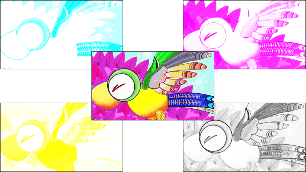 CMYK Color Division (Drop a File)